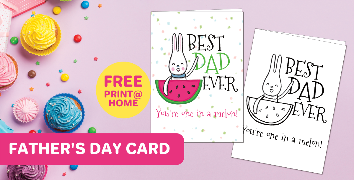 Bab’s Father’s Day Colouring Card Free printables