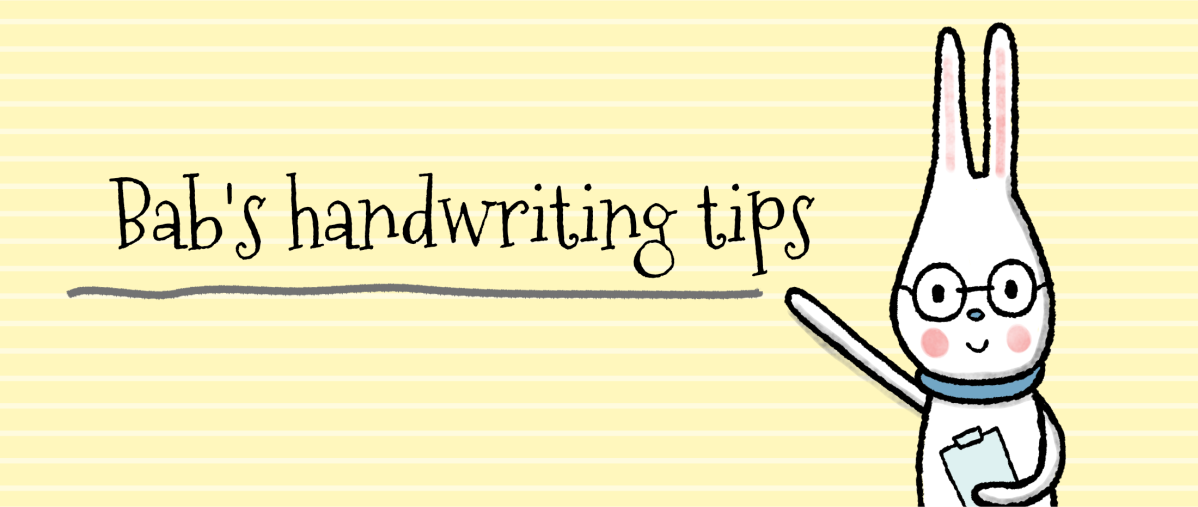 Bab’s 5 easy ways to help your child with handwriting